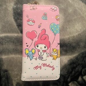 My Melody Zip Around Wallet